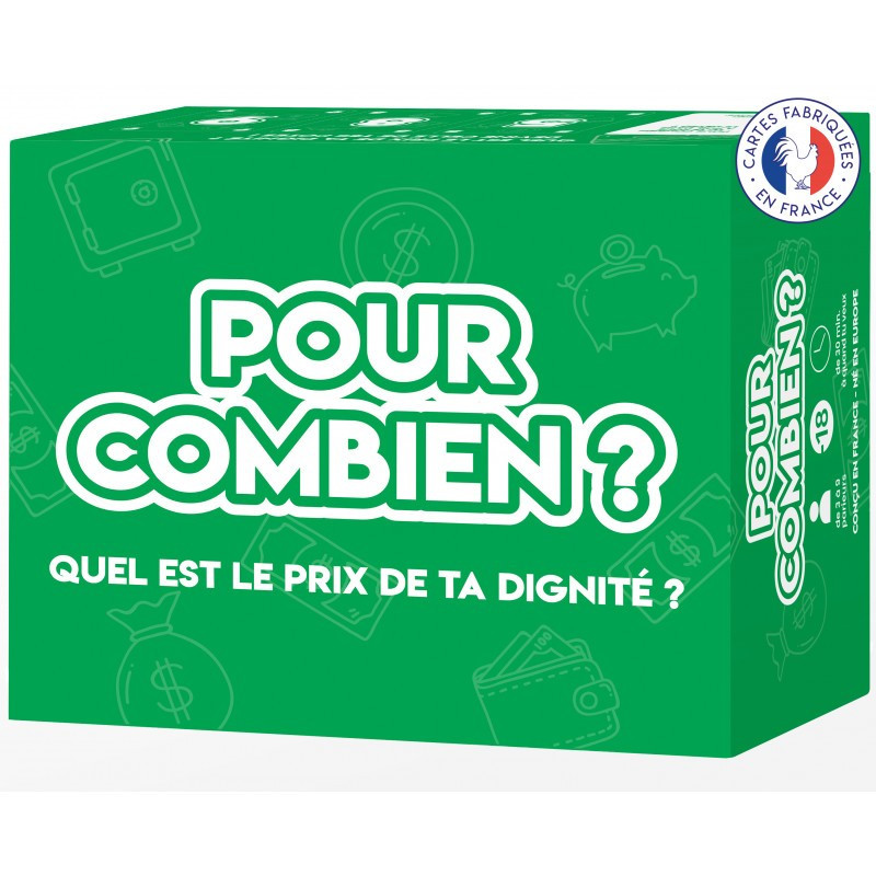 Jeu de cartes pour adultes - POUR COMBIEN - Original Cup