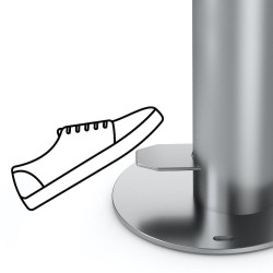 Distributeur de Gel-Hydroalcoolique avec Pédale sur Pied Sans Contact - AGORA