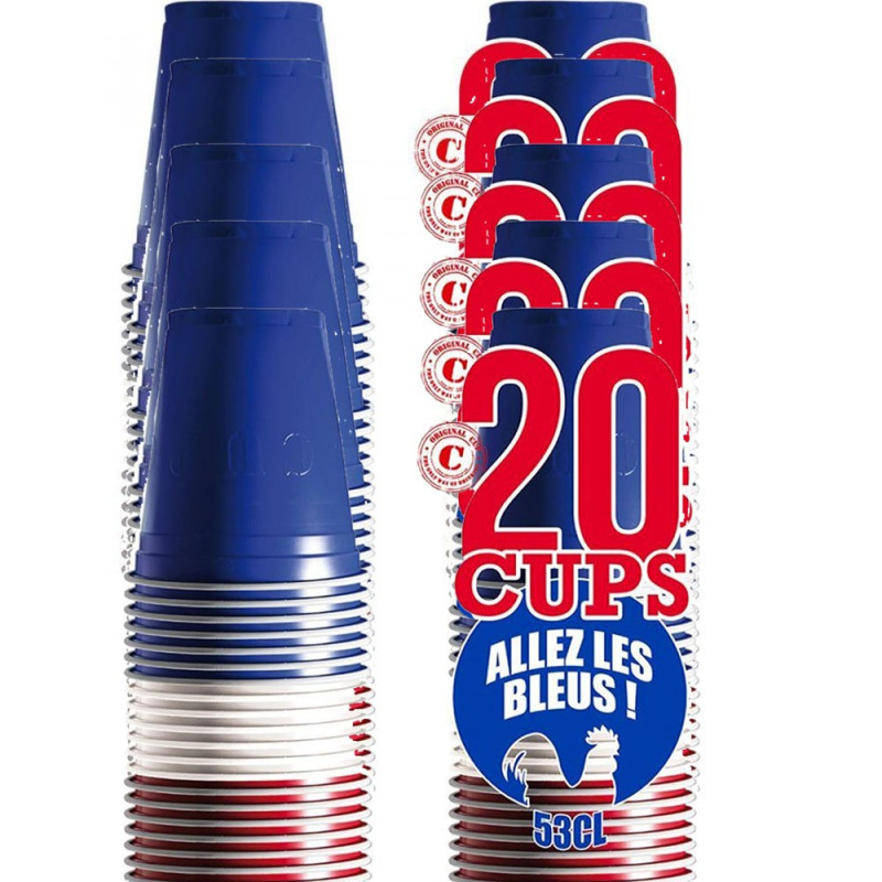 Gobelets France 53cl. x100 - Original cup