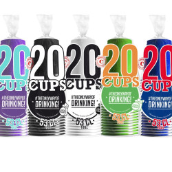 Gobelets multicolore - 53cl. x100