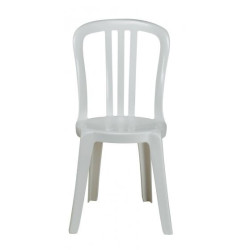 Location Chaise empilable MIAMI Blanche x5