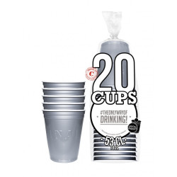 Gobelets Argent 53cl. x 20 - Original CUP
