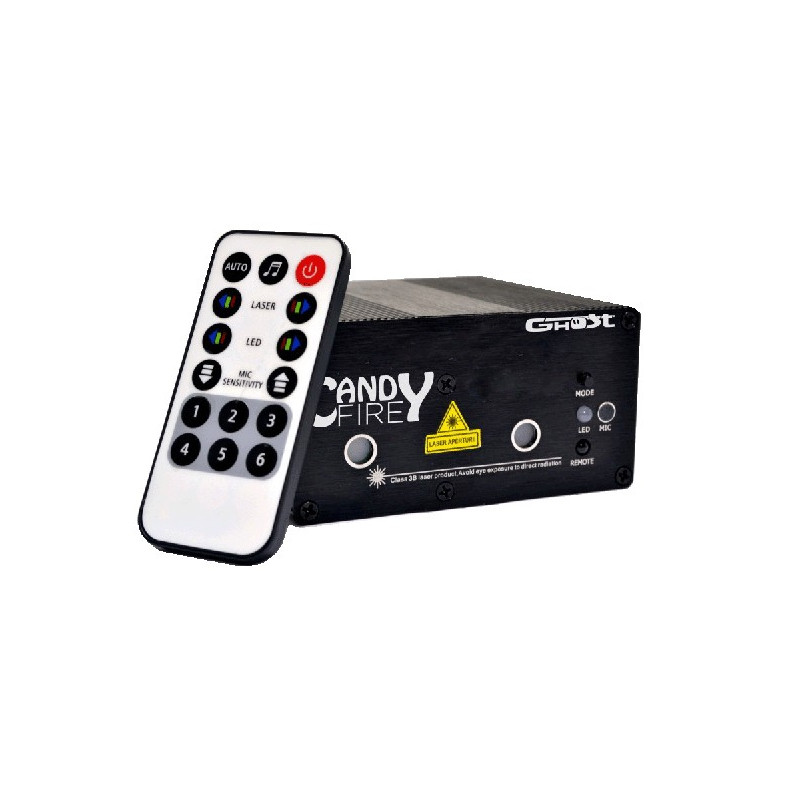 Location Eclairage LASER CANDY FIRE 400 MW - Ghost