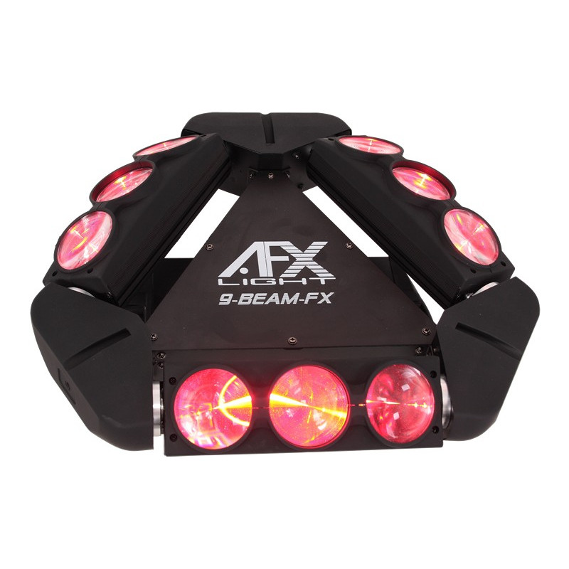 Location Spider LED 9-BEAM-FX - AFX Light