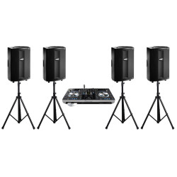 Location Pack Audio FBT 4 x V114A + 1 x XDJ-R1