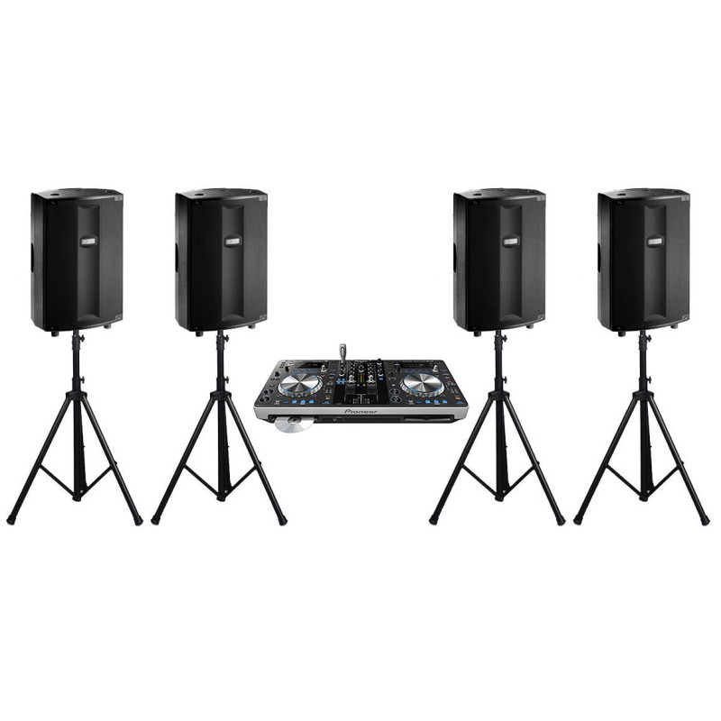 Location Pack Audio FBT 4 x V114A + 1 x XDJ-R1