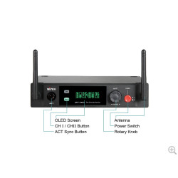 Location Accessoires Récepteur numérique 2.4Ghz ACT-2402 - MIPRO