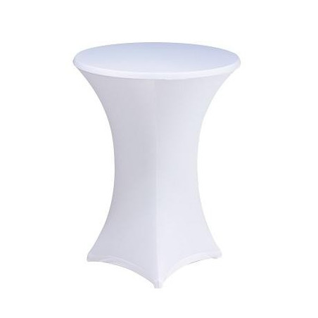 Location housse blanche pour Mange Debout 80cm