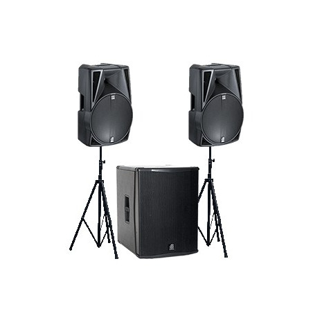 Location Kit Audio 2400W RMS - 2 x 712DX + 1 x SUB 18H - dBTechnologies