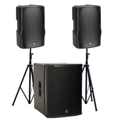 Location Kit Audio 2800W RMS - 2 x 912BL + 1 x SUB 18H - dBTechnologies
