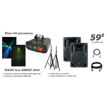 Location Pack 1er ANNIV 2016