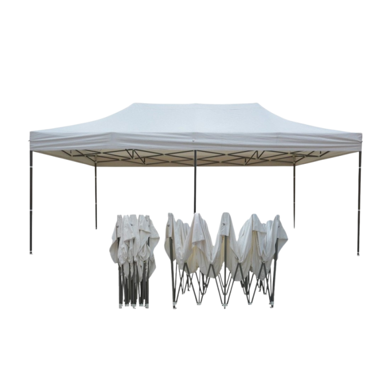 Location Barnum pliant - 3m x 6m - Acier Semi Pro