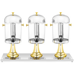 Location Distributeur Fontaine à boissons Doré - 3 x 8 litres