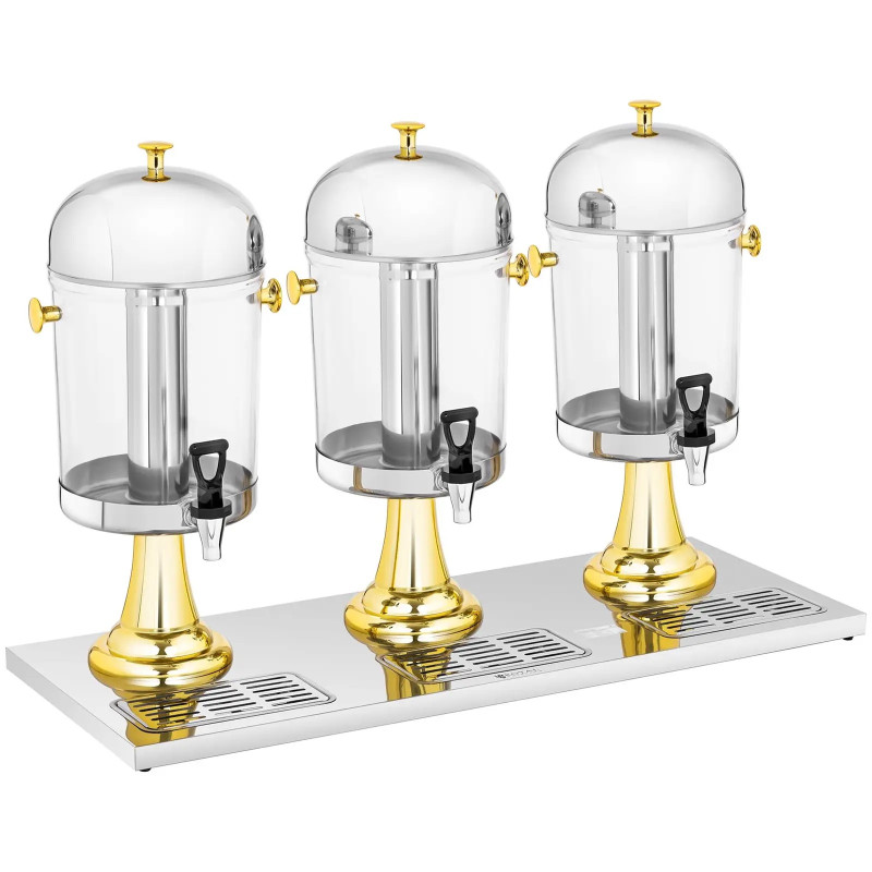 Location Distributeur Fontaine à boissons Doré - 3 x 8 litres