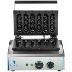 Location Gaufrier Sucette ou à épis - 1500 Watts - Royal Catering
