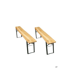 Location 2 x Bancs pliants...