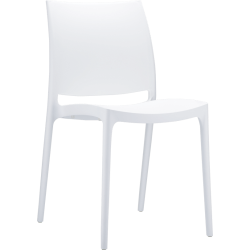 Location Chaise empilable NOVA Blanche x5