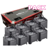 Location Pack : 8 BOX 4 IP Noir + Flight Case - Phocea Light