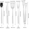 Set 5 Ustensiles Barbecue Inox – Kit Accessoires Barbecue Extérieur