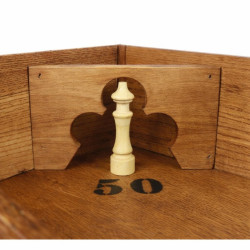 Location toupie à quilles et portes en bois 30€/jour pour animations ludiques et visuelles