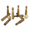 Jeu de quilles en bois en location pour animation de jardin
