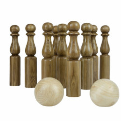 Jeu de quilles en bois en location pour animation de jardin